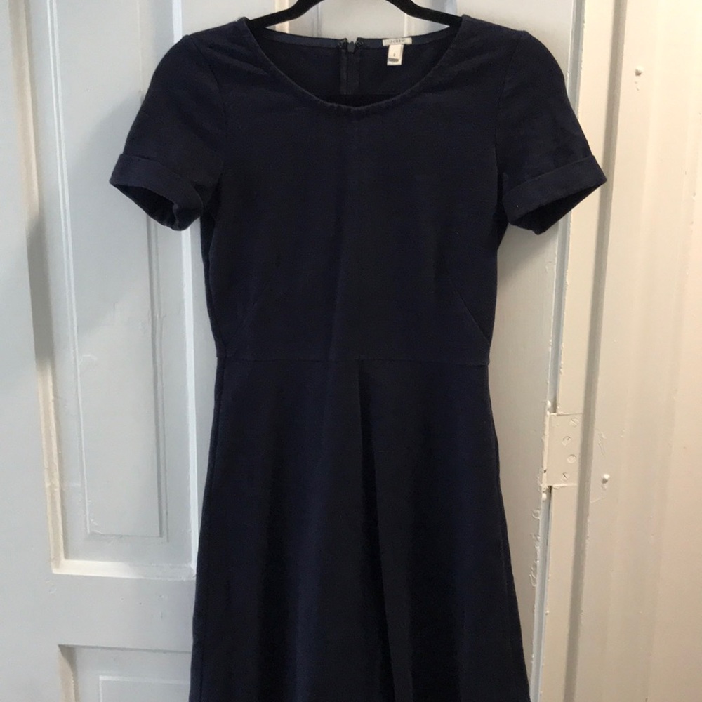 Navy j crew dress